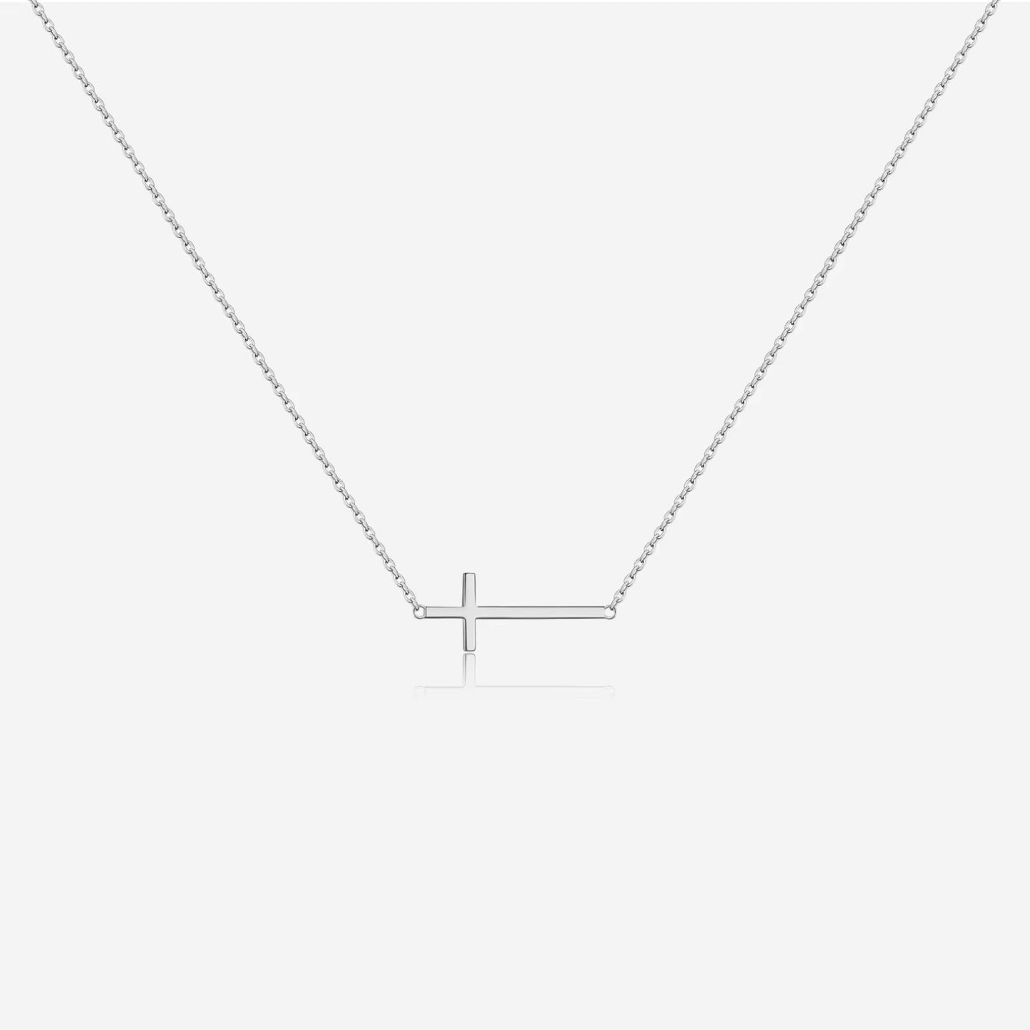 PureGrace™ 925 Sterling Silver Cross Necklace – Timeless Elegance, Redefined